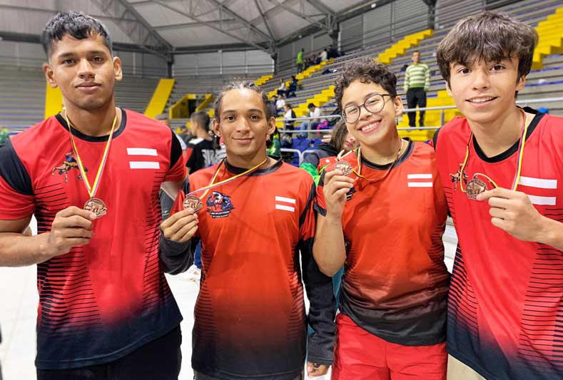 Atlántico ganó 8 medallas en el Nacional de Lucha