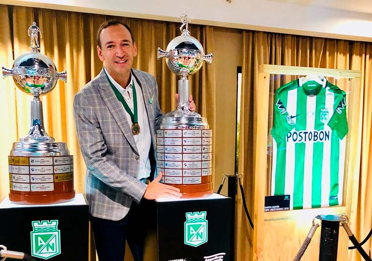 La historia de Juan Carlos de la Cuesta, el presidente más ganador de Atlético Nacional