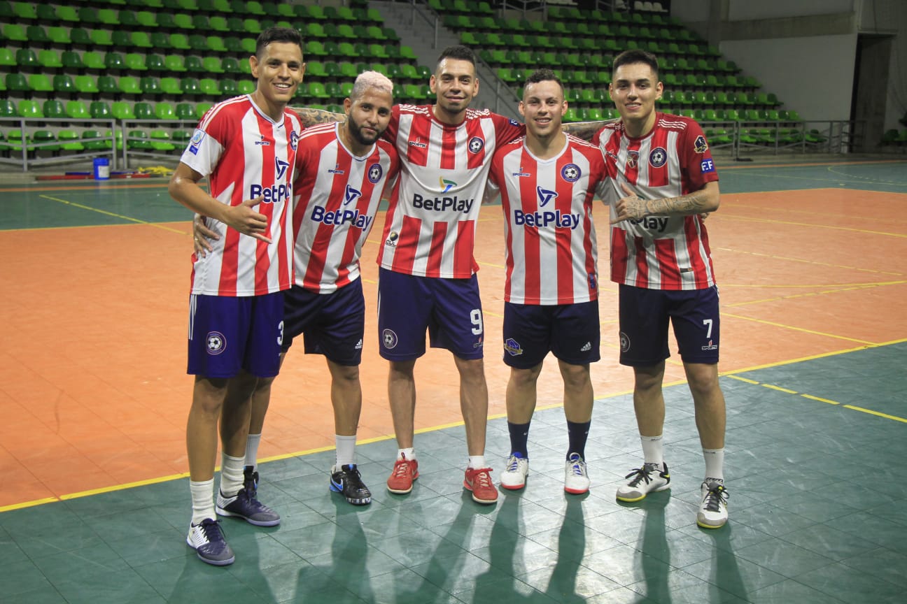 Paulo Medina, Anthony De la Ossa, Jorge Cuervo, Andubar Zapata y Jhonny Ramírez.