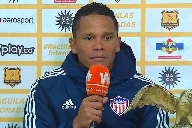 “Nadie dice nada porque es Junior, nosotros peleamos contra todo”: Carlos Bacca